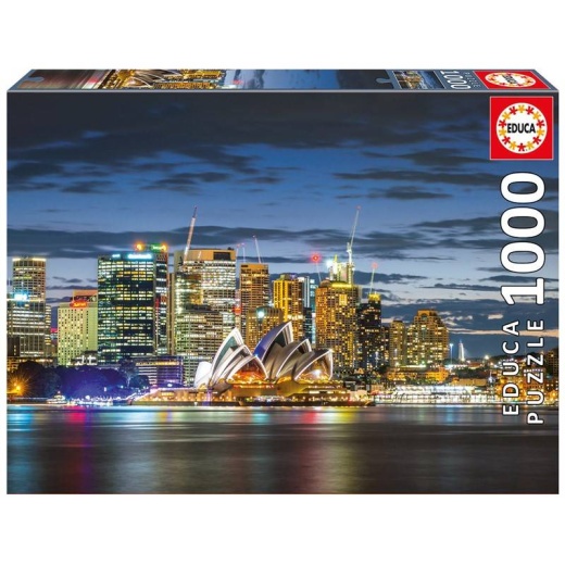 Educa pussel: Sydney City Twilight 1000 bitar i gruppen PUSSEL / 1000 bitar hos Spelexperten (017106)