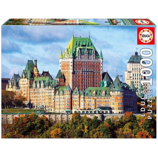 Educa pussel: The Château Frontenac, Quebec 1000 bitar i gruppen  hos Spelexperten (017107)