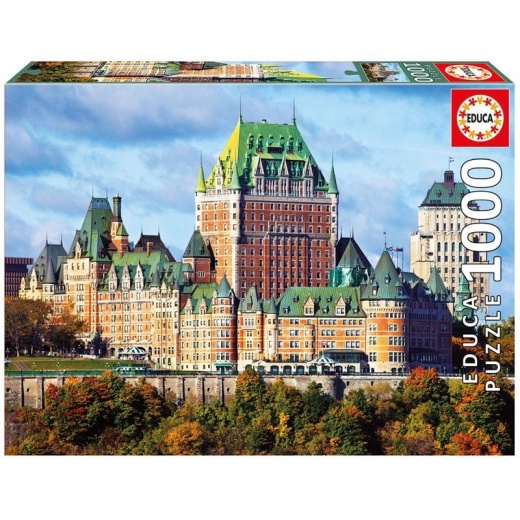 Educa pussel: The Château Frontenac, Quebec 1000 bitar i gruppen PUSSEL / 1000 bitar hos Spelexperten (017107)