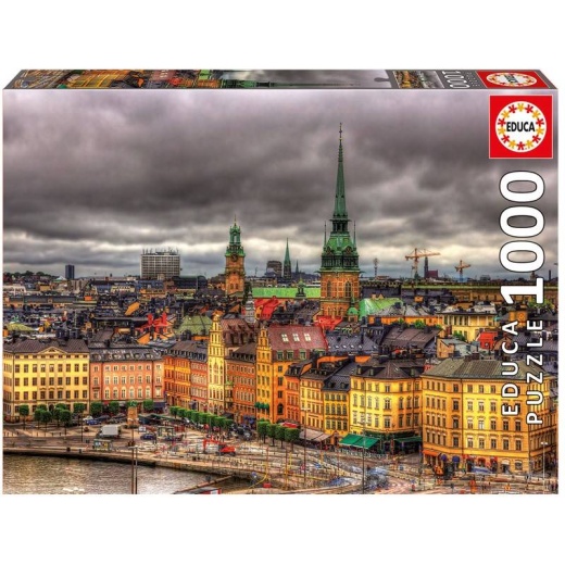 Educa Pussel: Views of Stockholm, Sweden 1000 Bitar i gruppen  hos Spelexperten (017664)