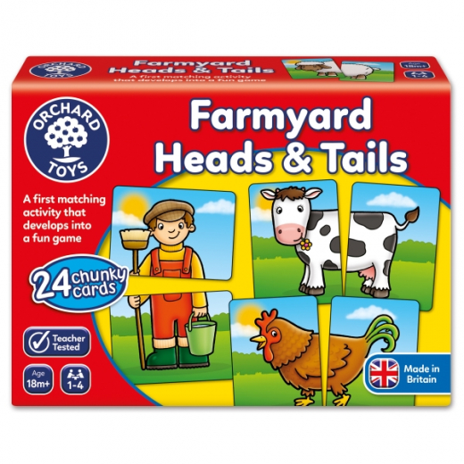 Farmyard Heads & Tails i gruppen SÄLLSKAPSSPEL / Barnspel hos Spelexperten (018)