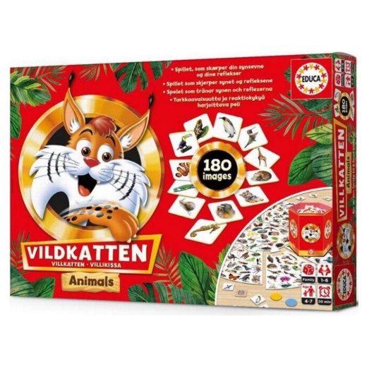 Vildkatten 180 Animals i gruppen SÄLLSKAPSSPEL / Barnspel hos Spelexperten (018975)