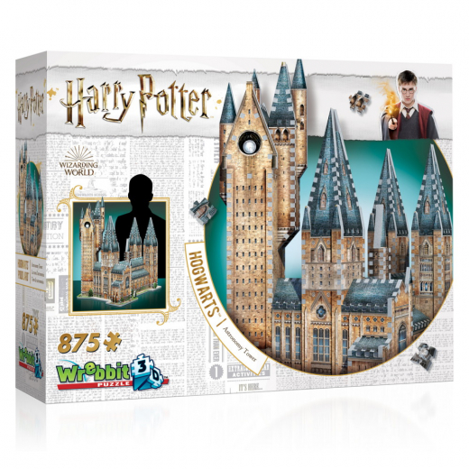 Wrebbit 3D - Harry Potter Hogwarts Astronomy Tower 875 Bitar i gruppen PUSSEL / 3D pussel hos Spelexperten (02015)