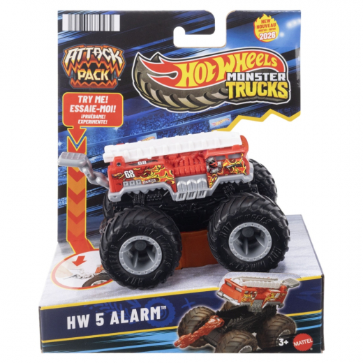 Hot Wheels Monster Trucks Attack - HW 5-Alarm i gruppen LEKSAKER / Leksaksfordon / Hot Wheels hos Spelexperten (02026041)