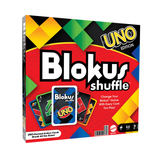 Blokus Shuffle: UNO Edition i gruppen SÄLLSKAPSSPEL hos Spelexperten (04022002)