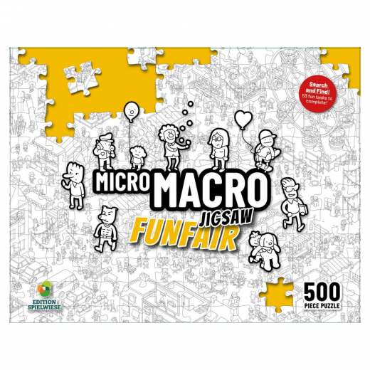 MicroMacro Jigsaw: Funfair 500 Bitar i gruppen Nyheter hos Spelexperten (1-04-0313)