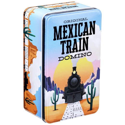 Mexican Train - Tinbox (Swe) i gruppen SÄLLSKAPSSPEL / Familjespel hos Spelexperten (10007)