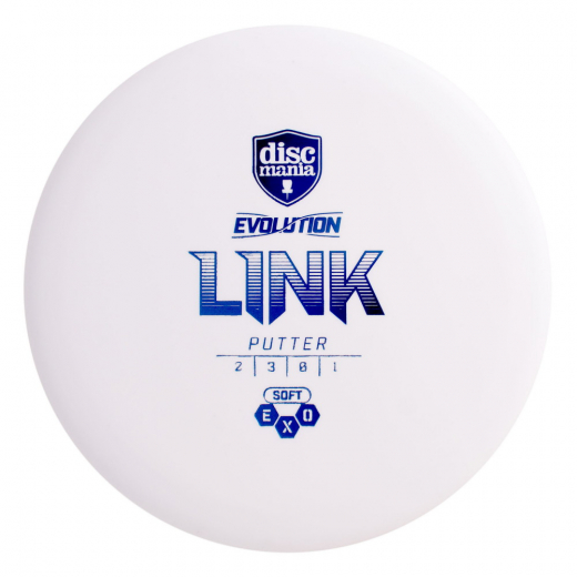 Discmania Evolution Link EXO Soft White i gruppen UTOMHUSSPEL / Disc Golf & frisbee / Putt & approach hos Spelexperten (100122)