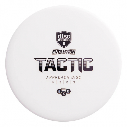 Discmania Evolution Tactic EXO Hard White i gruppen UTOMHUSSPEL / Disc Golf & frisbee / Putt & approach hos Spelexperten (100141)