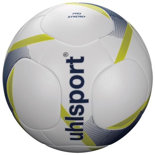 uhlsport Pro Synergy White/Navy/Yellow sz 5 i gruppen UTOMHUSSPEL / Fotboll hos Spelexperten (100167801-5)