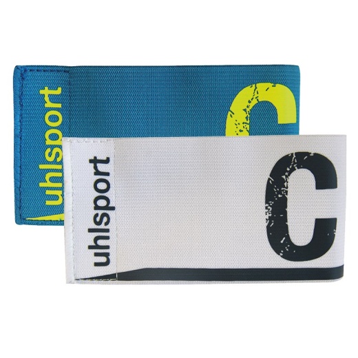 uhlsport Captain's Armband Senior Cyan/White i gruppen UTOMHUSSPEL / Fotboll hos Spelexperten (1006749020001)