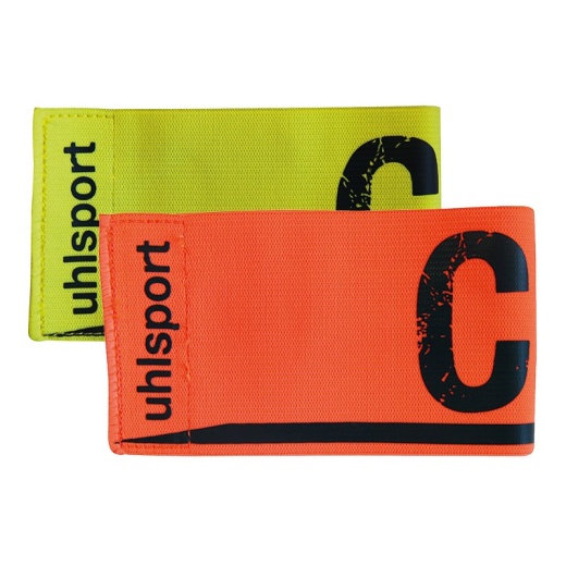 uhlsport Captain's Armband Junior Yellow/Red i gruppen UTOMHUSSPEL / Fotboll hos Spelexperten (1006750010001)