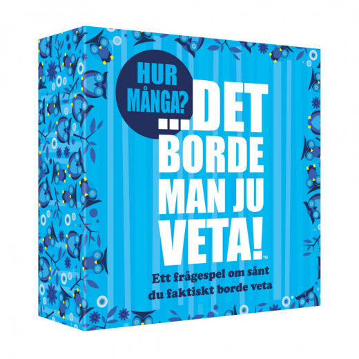 Det borde man ju veta - Hur många i gruppen SÄLLSKAPSSPEL / Festspel hos Spelexperten (100914)