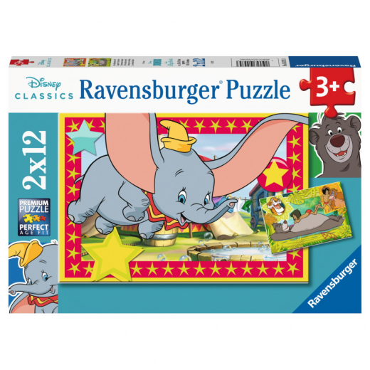 Ravensburger Pussel: Disney - Adventure is Calling 2x12 Bitar i gruppen PUSSEL / Barnpussel hos Spelexperten (10105575)