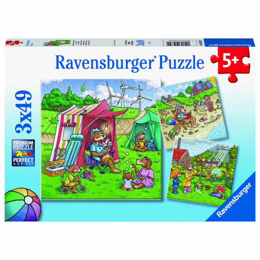 Ravensburger pussel: Renewable energies - 3x49 Bitar i gruppen PUSSEL / Barnpussel hos Spelexperten (10105639)