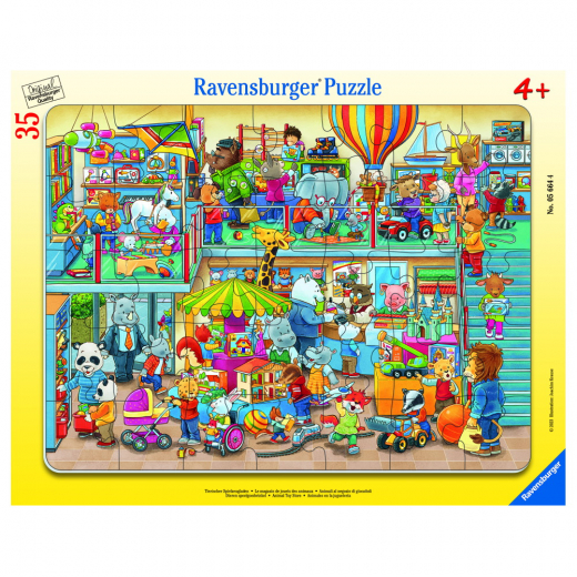 Ravensburger Rampussel: Animal Toy Shop - 35 Bitar i gruppen PUSSEL / Barnpussel hos Spelexperten (10105664)