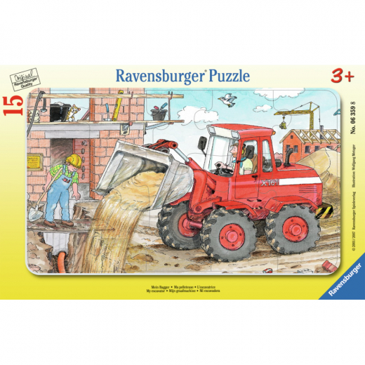 Ravensburger Rampussel: Min Traktor 15 Bitar i gruppen PUSSEL / Barnpussel hos Spelexperten (10106359)