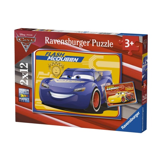 Ravensburger pussel: Cars McQueen and Racer Cruz 2x12 Bitar i gruppen  hos Spelexperten (10107614)