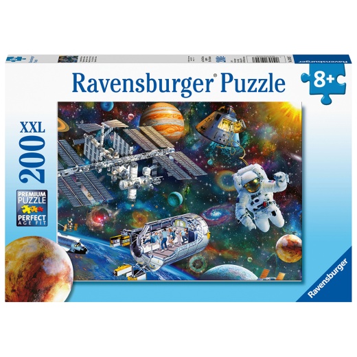 Ravensburger pussel: Cosmic Exploration XXL - 200 Bitar i gruppen PUSSEL / < 625 bitar hos Spelexperten (10112692)