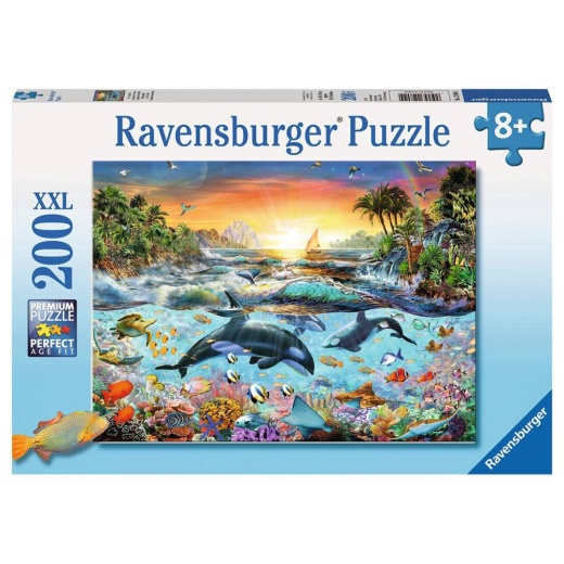 Ravensburger pussel: Orca Paradise XXL 200 Bitar i gruppen  hos Spelexperten (10112804)