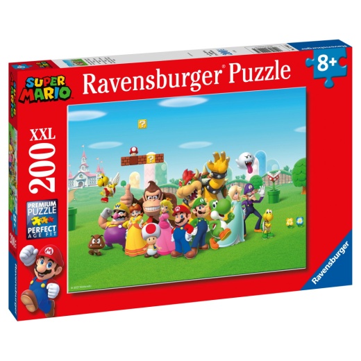 Ravensburger Pussel: Super Mario Adventure XXL 200 Bitar i gruppen PUSSEL / < 750 bitar hos Spelexperten (10112993)