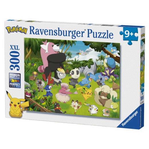 Ravensburger Pussel: Wild Pokémon XXL 300 Bitar i gruppen PUSSEL / < 750 bitar hos Spelexperten (10113245)