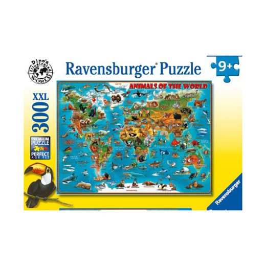 Ravensburger Pussel: World of Animals 300 Bitar i gruppen PUSSEL / < 750 bitar hos Spelexperten (10113257)