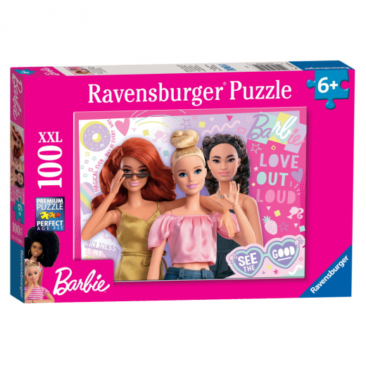 Ravensburger Pussel: Barbie 100 XXL Bitar i gruppen PUSSEL / Barnpussel hos Spelexperten (10113269)