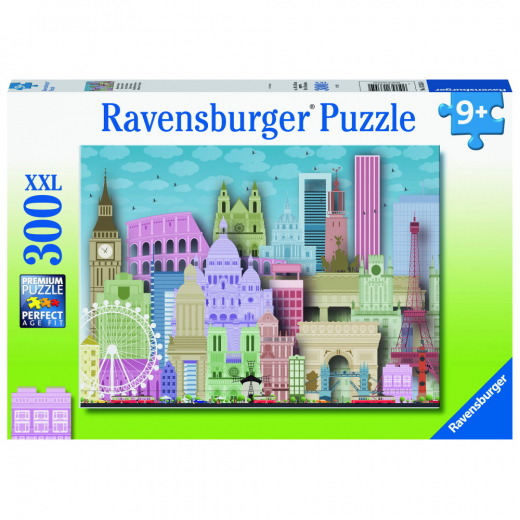 Ravensburger Pussel: Map Of Europe XXL - 300 Bitar i gruppen PUSSEL / < 750 bitar hos Spelexperten (10113355)