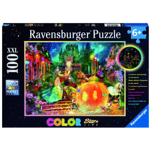 Ravensburger Pussel: Cinderella Starline XXL 100 Bitar i gruppen PUSSEL / < 750 bitar hos Spelexperten (10113357)