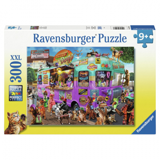 Ravensburger Pussel: Hot Diggity Dogs XXL 300 Bitar i gruppen PUSSEL / < 750 bitar hos Spelexperten (10113416)