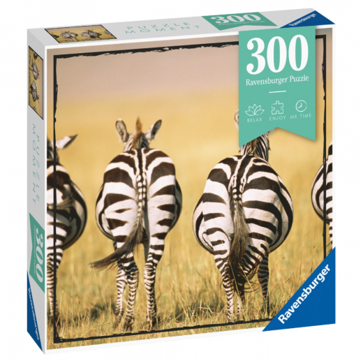 Ravensburger Pussel: Zebra 300 Bitar i gruppen PUSSEL / < 750 bitar hos Spelexperten (10213312)