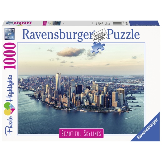 Ravensburger pussel - New York 1000 Bitar i gruppen  hos Spelexperten (10214086)