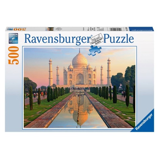 Ravensburger Pussel - Beautiful Taj Mahal - 500 bitar i gruppen  hos Spelexperten (10214534)