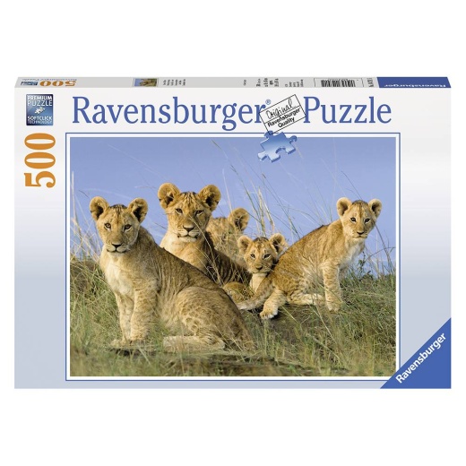 Ravensburger Pussel - Lion Babies 500 bitar i gruppen  hos Spelexperten (10214791)