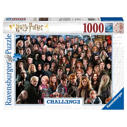 Ravensburger Pussel - Challange P.-Harry Potter 1000 Bitar i gruppen PUSSEL / 1000 bitar hos Spelexperten (10214988)