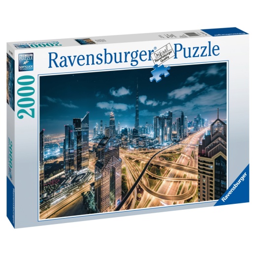 Ravensburger pussel: View of Dubai 2000 bitar i gruppen PUSSEL / 2000 bitar > hos Spelexperten (10215017)