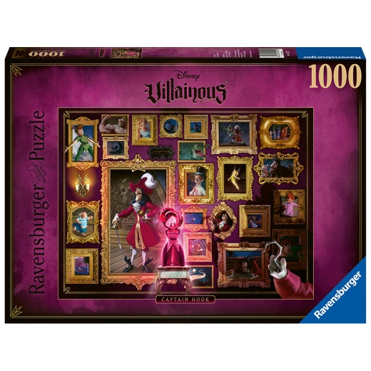 Ravensburger pussel: Villainous - Capt. Hook 1000 Bitar i gruppen PUSSEL / 1000 bitar hos Spelexperten (10215022)