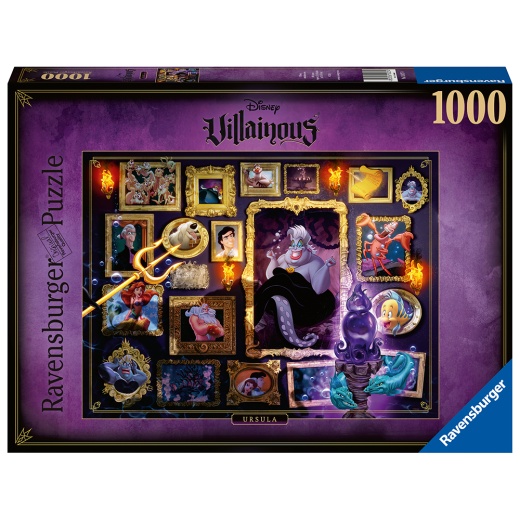 Ravensburger Pussel: Villainous - Ursula 1000 Bitar i gruppen PUSSEL / 1000 bitar hos Spelexperten (10215027)