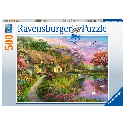 Ravensburger Pussel: Country house 500 Bitar i gruppen PUSSEL / < 625 bitar hos Spelexperten (10215041)