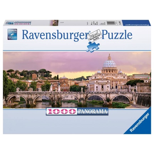 Ravensburger pussel: Panorama Rome 1000 bitar i gruppen PUSSEL / 1000 bitar hos Spelexperten (10215063)
