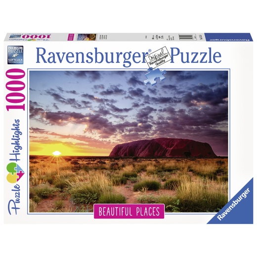 Ravensburger pussel - Ayers Rock, Australia 1000 Bitar i gruppen PUSSEL / 1000 bitar hos Spelexperten (10215155)