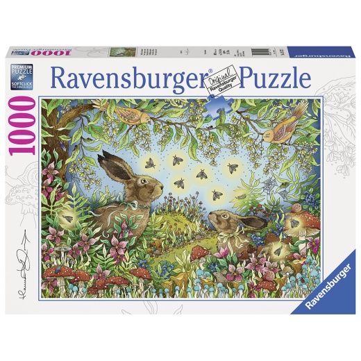 Ravensburger pussel - Nocturnal Forest Magic 1000 Bitar i gruppen PUSSEL / 1000 bitar hos Spelexperten (10215172)