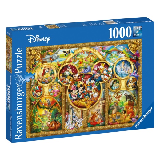 Ravensburger Pussel: The Best Disney Themes 1000 Bitar i gruppen PUSSEL / 1000 bitar hos Spelexperten (10215266)