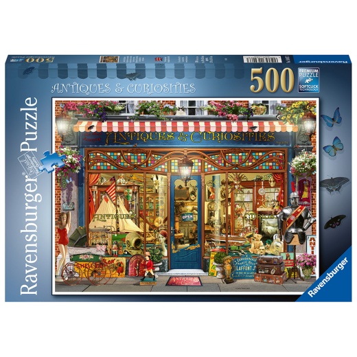 Ravensburger Pussel - Antiques & Curiosities 500 Bitar i gruppen  hos Spelexperten (10216407)