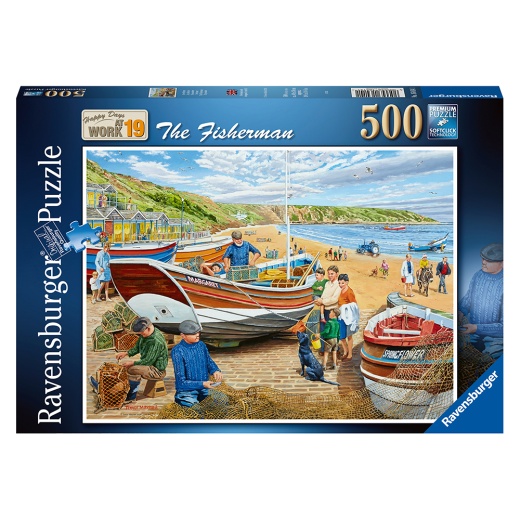 Ravensburger pussel:The Fisherman No 19 500 Bitar i gruppen  hos Spelexperten (10216414)