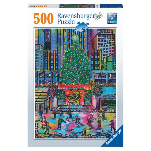 Ravensburger pussel: Rockefeller Christmas 500 Bitar i gruppen  hos Spelexperten (10216424)