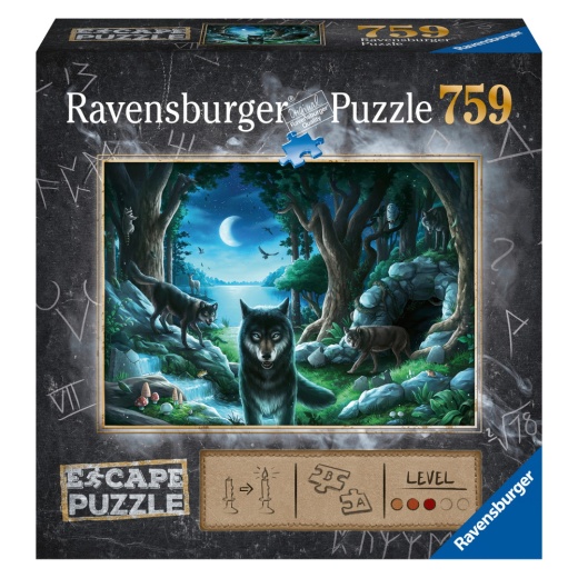 Ravensburger Pussel - ESCAPE Curse of the Woves 759 Bitar i gruppen SÄLLSKAPSSPEL / Knep & Knåp hos Spelexperten (10216434)