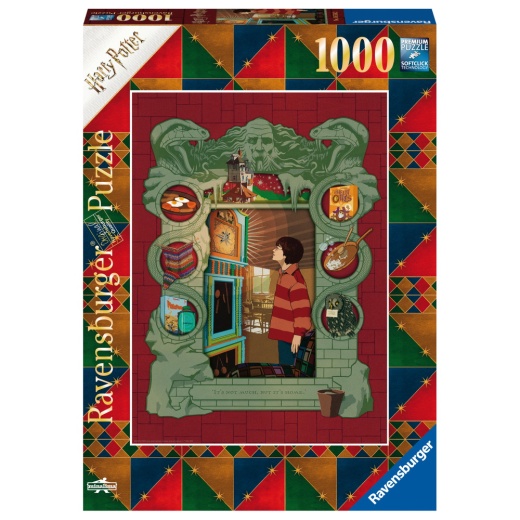 Ravensburger Pussel - Harry Potter with the Weasley Family 1000 Bitar i gruppen PUSSEL / 1000 bitar hos Spelexperten (10216516)