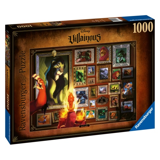 Ravensburger Pussel: Villainous - Scar 1000 Bitar i gruppen  hos Spelexperten (10216524)